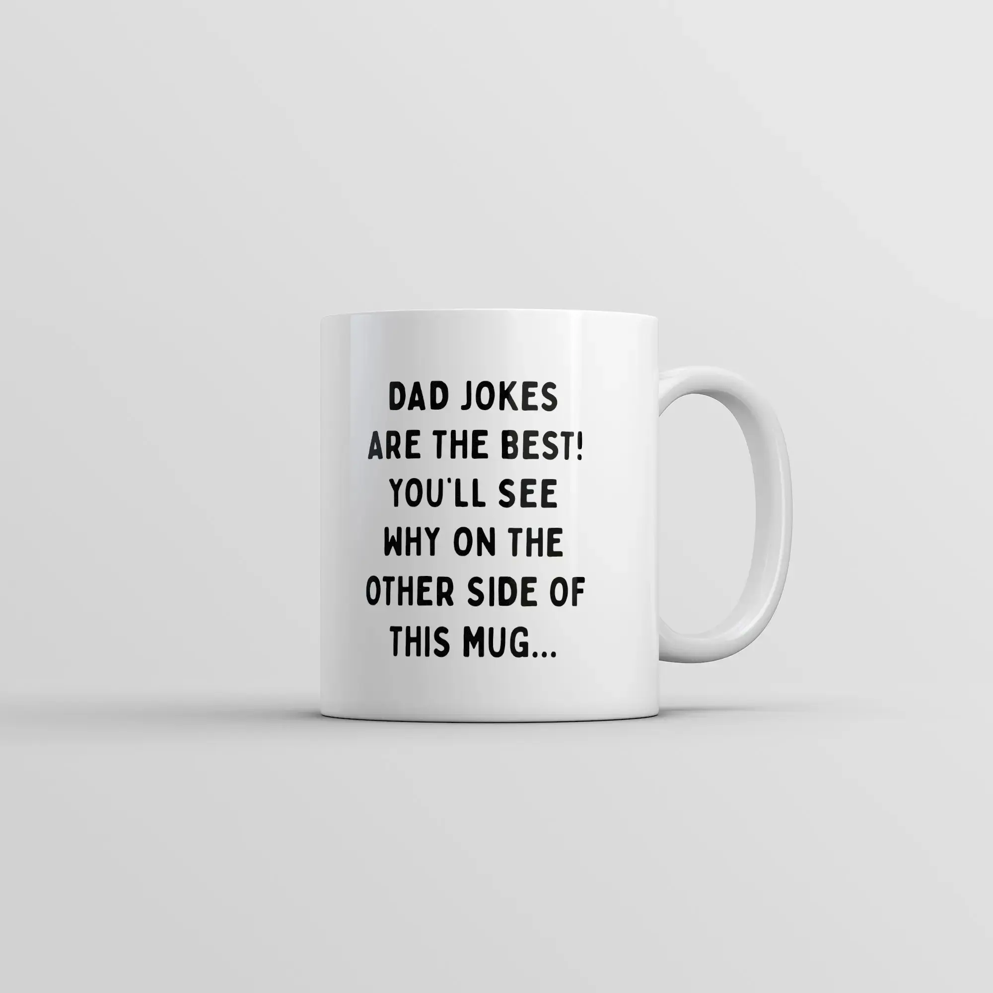 Dad Jokes Are The Best Mug Funny Sarcastic Graphic Novelty Coffee Cup - 11oz Funny Coffee Mugs Ceramic Printed Drinkware Cup