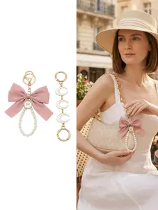 2 Piece Bag Charm Set, Coach Letter C Extender Chain, Butterfly Knot Pendant, Fashion Bag Charms, Suitable for Women's Crossbody Bags, Handbags, Shoulder Bags, Bag Charm Keychain