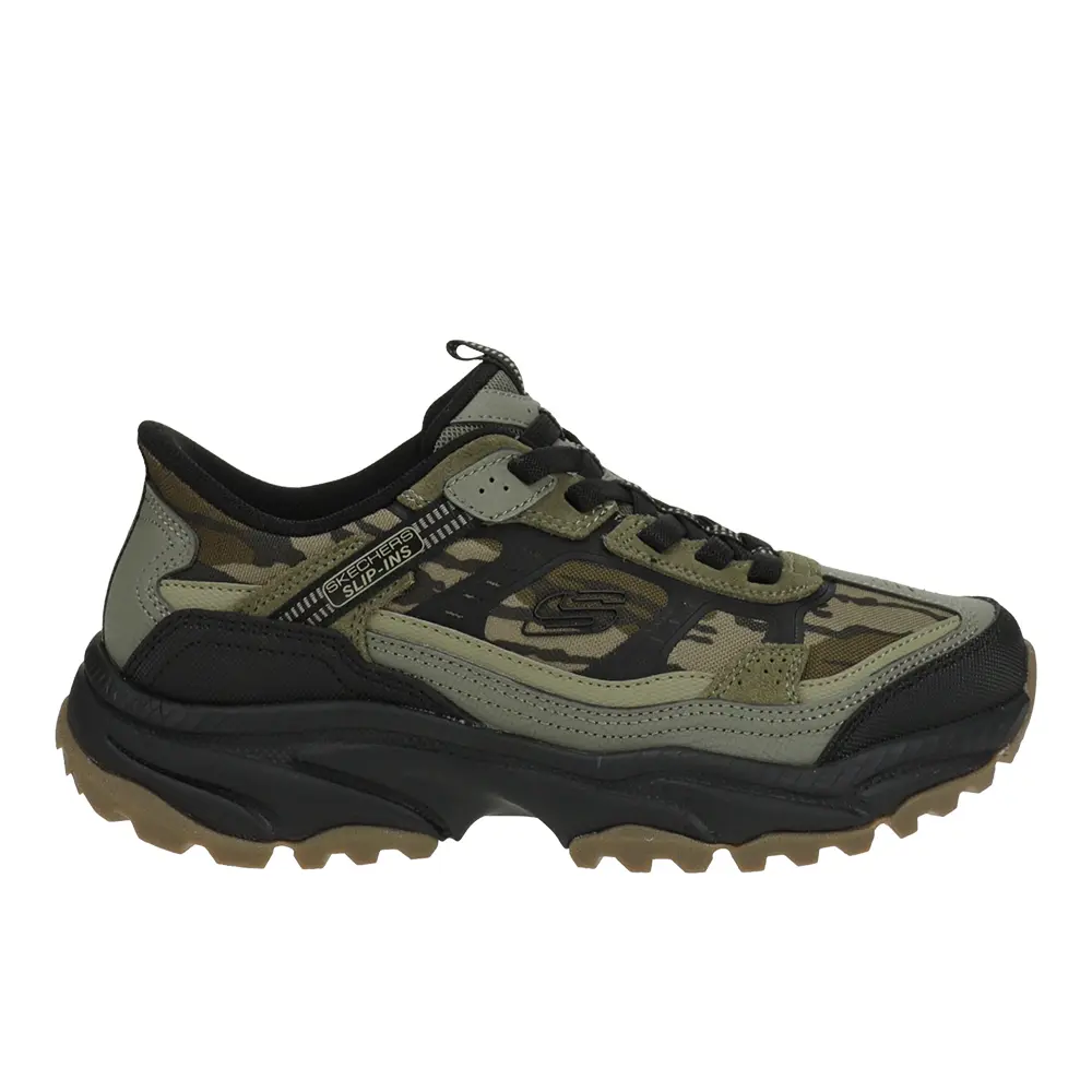 Skechers Mens Slip-Ins Vigor At Trail Walking Walking Sneakers Shoes - Green