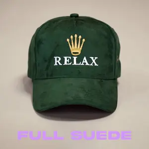 MOJA BASICS Relax Premium A-Frame Snapback Adjustable Hat Full Suede Look One Size Fits Most USA Embroidery MULTIPLE COLORS Deep Green Natural Deep Green - Handcrafted Cap