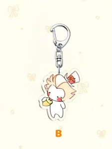 Hazbin Hotel Acrylic Keychain, Lucifer/vox/stolas Characters, Dual-Sided HD Print, Anime Gift, Casual Cartoon Style, Perfect for Fans