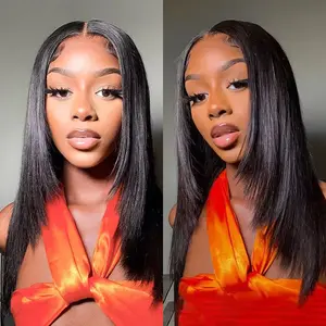 【Live Flashsale】ISEE HAIR Wear Go 9x6 Tpart Yaki Straight Pre-Layered Cut Bob Wig 250% Natural Black Deep Part Pre-Cut Lace & Pre-Plucked Natural Hairline & Pre-Bleached Tiny Knots Glueless Human Hair WigVacation Hair #Summervibes#ISEECrochetNewArrivals