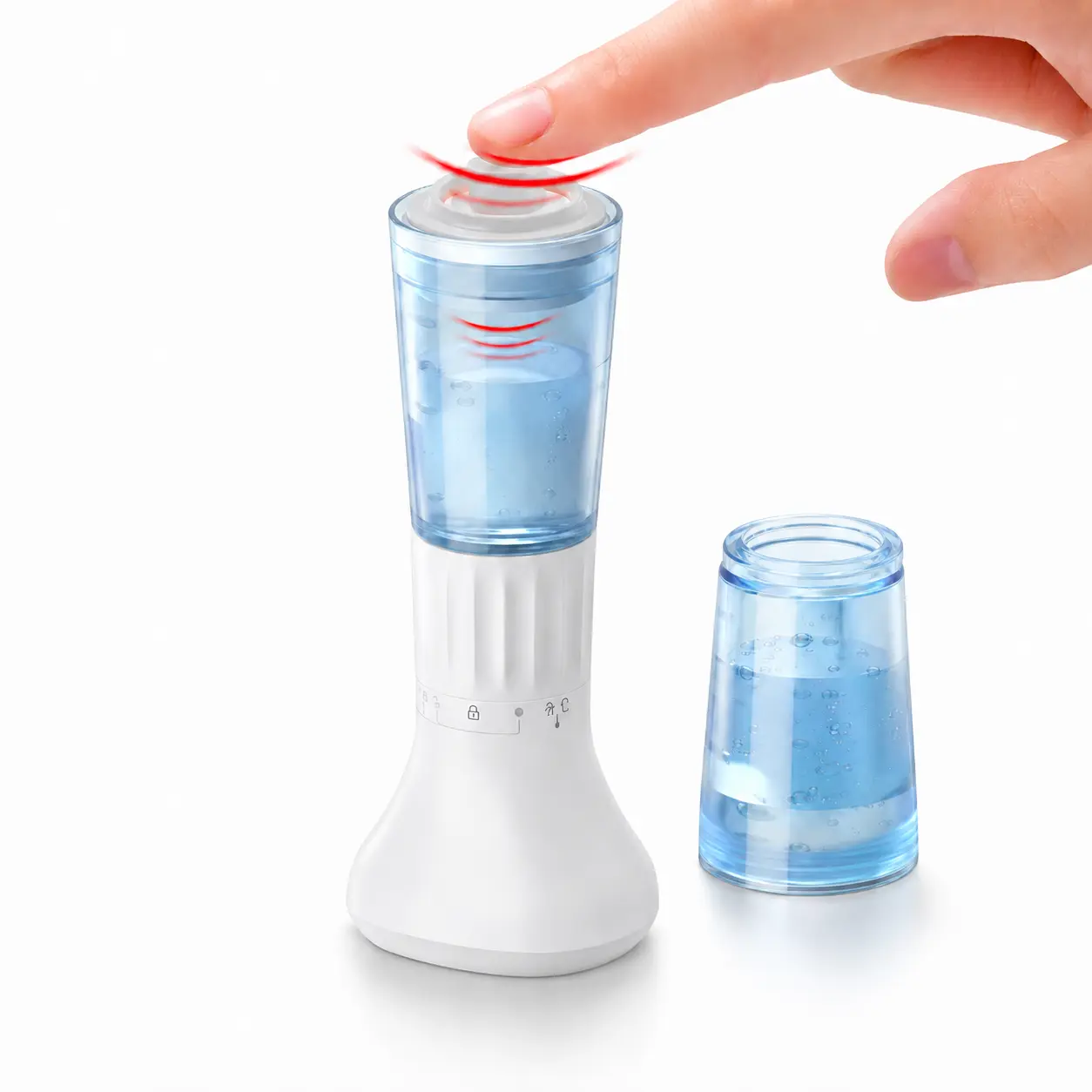 0.25mm Adjustable Cosmetic Skin Stamp Tool - Lightweight, Portable Derma Applicator for Daily Facial, Scalp Care Home Skincare Beauty Device