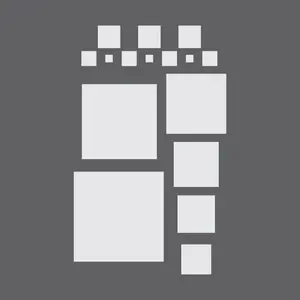 Squares Craft Stencil Squares Craft Stencil