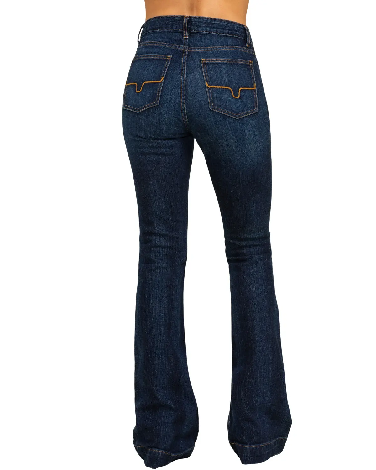 Kimes Ranch Women's Women'S Dark Wash Jennifer High Rise Wide Flare Jeans - Wj-10514