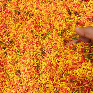 Fall Sensory Bin Filler (2LB) | Taste-Safe Colored Rice for Kids (2 LB) | Autumn-Themed Sensory Play for Toddlers & Preschoolers