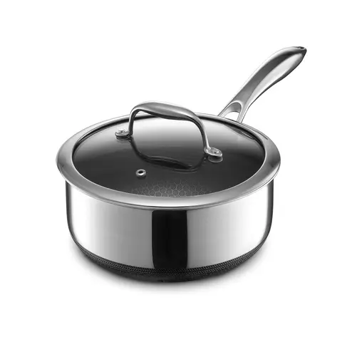 HexClad Hybrid Saucepan with Lid