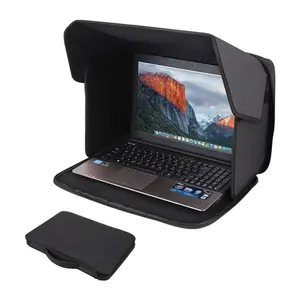 14 Inch 16 Inch Multiple Sizes Laptop Sleeve with Sunshade Cover, Laptop Casing, Foldable Portable Convenience Privacy, Laptop Protection and Shockproof Design, Urban Minimalist Style Handbag