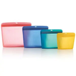 Tupperware Ultimate Silicone Stand-Up Bag | 4 pc Set