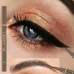 Multi-use Daily Liquid Eyeliner for Wing, Lower Lash & Waterline Smudge Proof Waterproof Sweat-proof Pigmented Beginner-friendly Eye Makeup