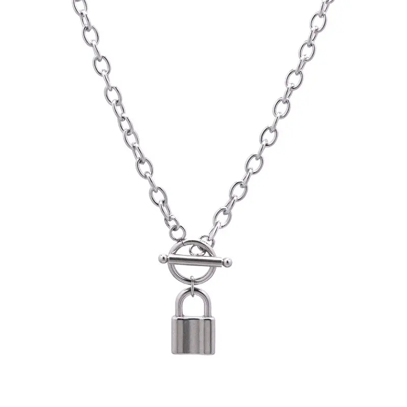 Lock Pendant Necklace for Men Women Lock Pendant Necklace for Men Women