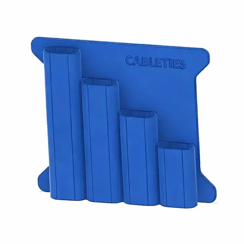 Compact Wall-Mounted Cable Tie Organizer - Universal User-Friendly Office Wall Organizer, Home DIY Tool for Organizing Zip Ties, No-Clutter Storage for Homeowners