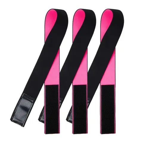 1pc Elastic Bands For Wigs: Lace Melting Front Wig Grip Hair Control And Edge Laying Headband Pink + Black Accessories