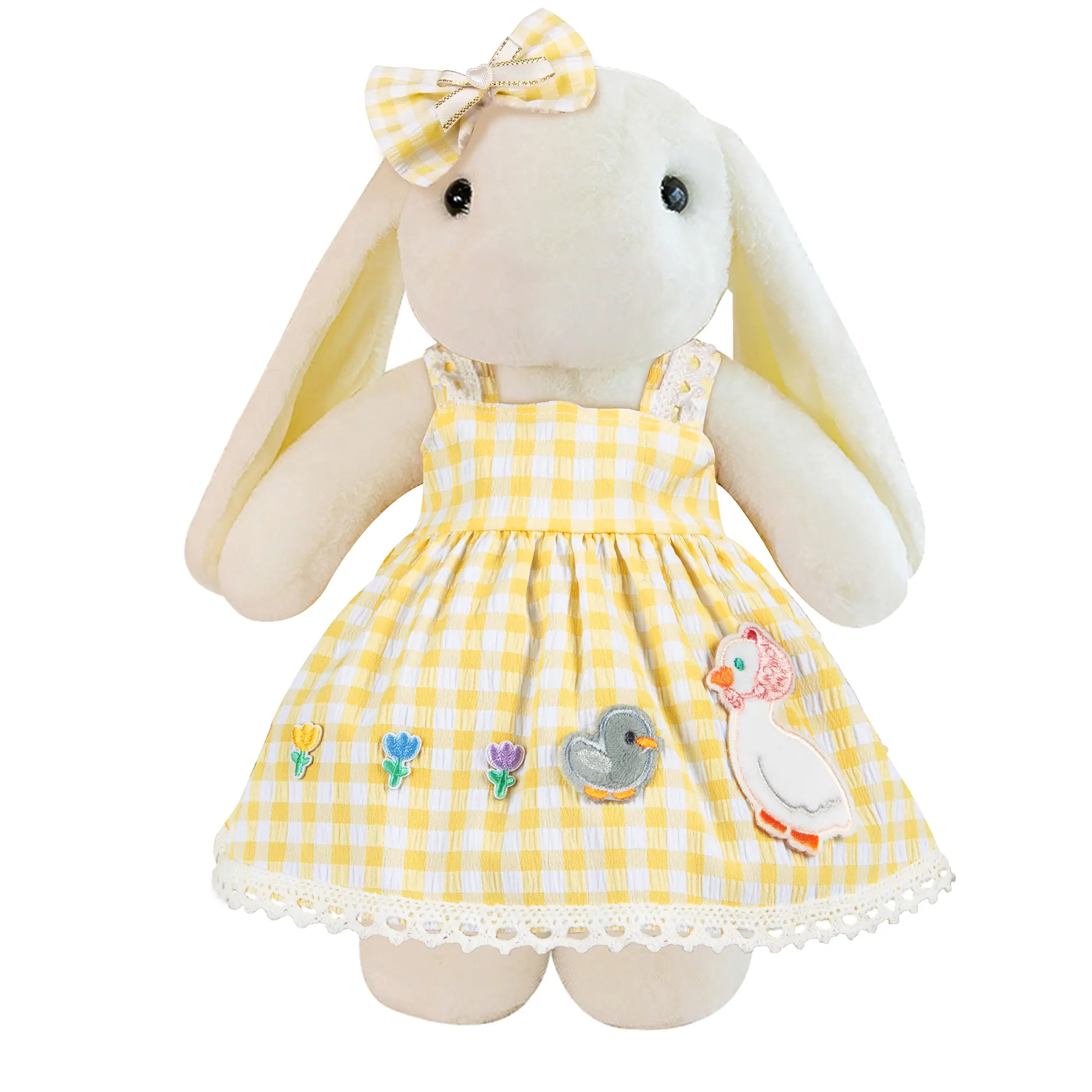 SeSe Code 2-Piece Bunny & Bear Doll Clothes Set for 12" Stuffed Animals, Cute Outfit Costume Accessories
