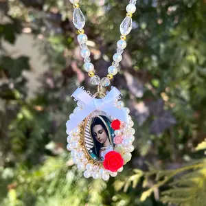 Virgin Mary Car Charm - Car Religious Charm