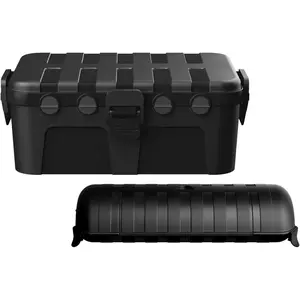 Flemoon 2-Piece Outdoor Waterproof Electrical Box Set – 12.5" x 8.5" x 5" Large Electrical Box & 11.3" x 4.3" x 3" Extension Cord Cover for Power Strip