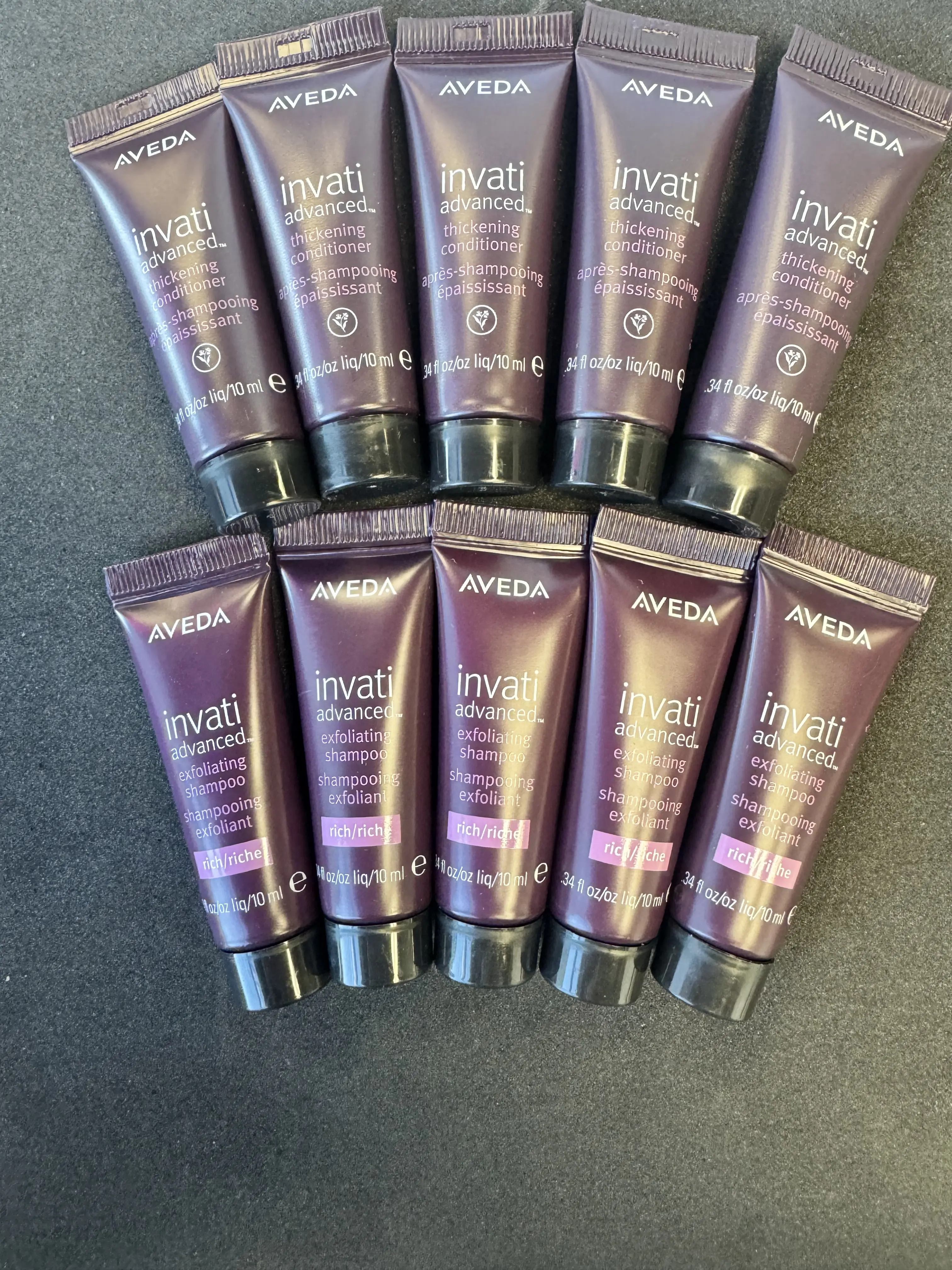 Aveda Invati Advanced Thickening 5X Shampoo & Conditioner Travel Size Haircare Cream for Thin Hair Volume & Thickness
