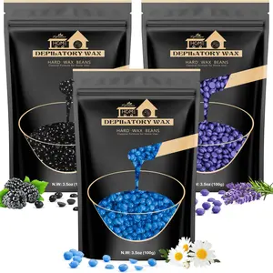 300g Brazilian Bikini Wax Beads -  Hard Wax for Hair Removal on Face, Body, Legs - Pearl Beads for Wax Warmers