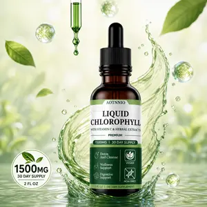 Liquid Chlorophyll Drops | 30 Day Supply | 1500mg Plant-Based Formula | Daily Wellness & Refreshing Routine