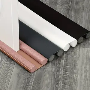 Self-adhesive Silicone Door Draft Stopper 2 Counts Weather Stripping Under Door Seal for Noise Insulation Waterproof Energy Saving Door Bottom Seal sweep adjustable