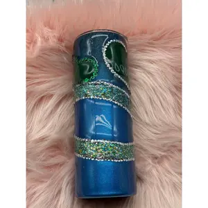 Custom Rhinestone/Bandana Tumbler (customized to your preference)