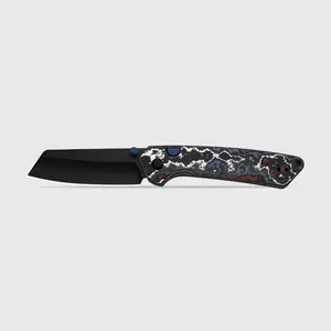 Kizer Madrac S45VN Steel FatCarbon Nebula Ki3693A1, Outdoor Camping EDC Pocket Tool