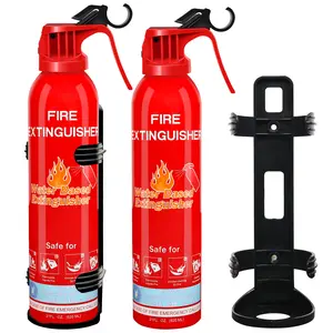 8-in-1 Portable Water-Based Fire Extinguisher with Mount for Home Car Kitchen Boat, ABCK Multi-Purpose Emergency Fire Safety Spray, Compact Household Fire Protection