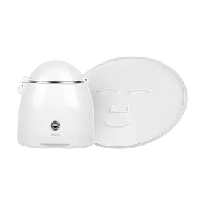 KSKIN Fruit Vegetable Mask Machine Home Facial Steamer DIY Natural Face Eye Mask Hydrating Beauty Device with Accessories Oil Control Pore Refinement White KD168