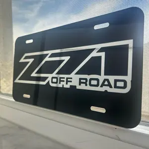 Z71 Off Road License Plate - Customizable and Durable
