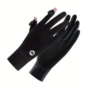 1 Pair Summer Sun Gloves for Women, UV Protection Driving Gloves, Full Finger Touchscreen, Outdoor Gloves, Comfortable & Stylish, Outdoor Activity Gloves