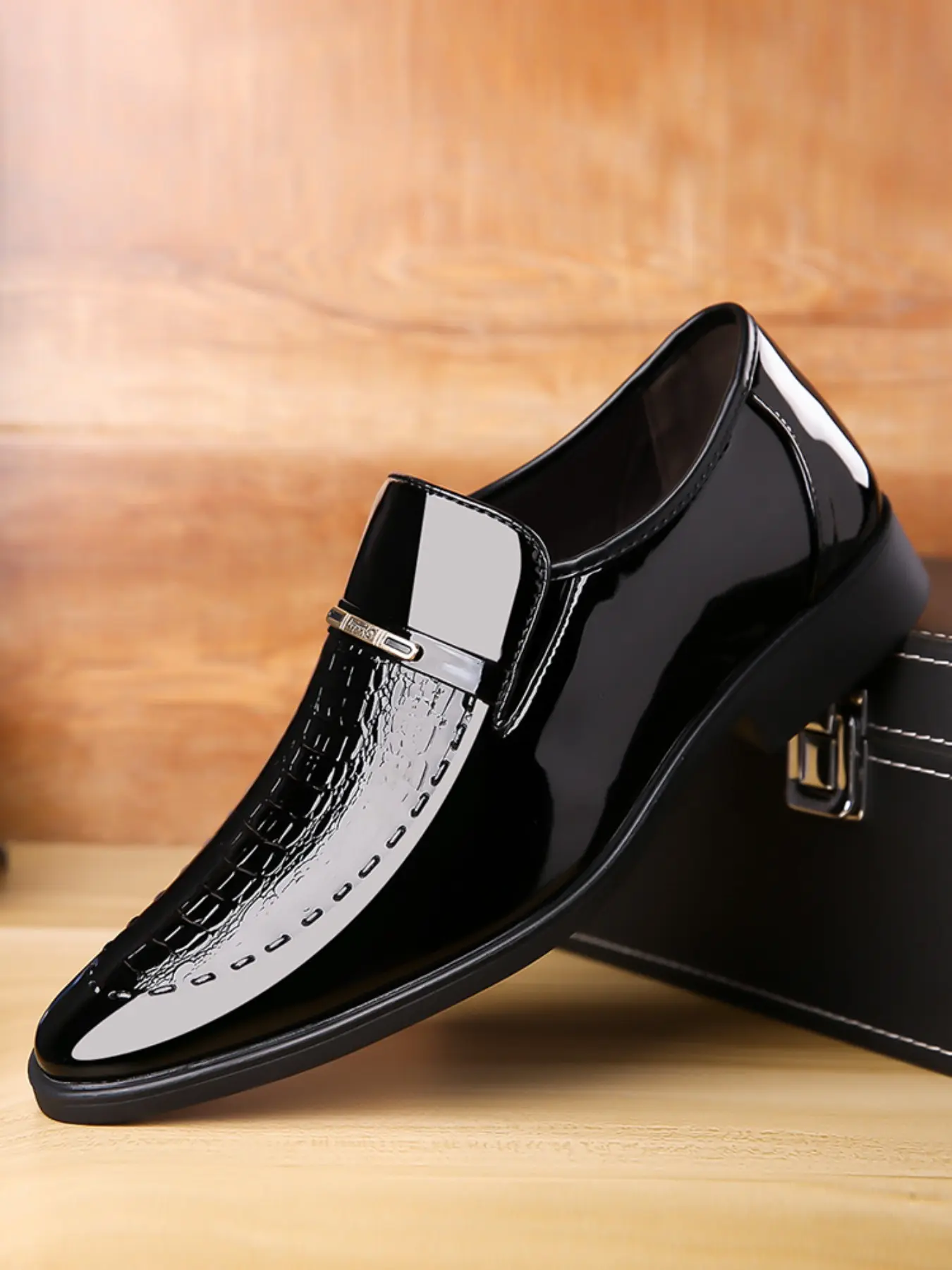 Men's Business Casual Shoes, Fashion Formal Men's Footwear, Formal Dress Shoes, Stylish Office Wear, Comfortable & Durable Design, Perfect for Daily Use, Work