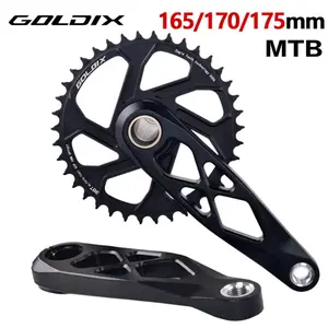 GOLDIX MTB Crankset 24mm 165mm 170mm 175mm Direct Mount R-SPEC Trail Hollow Bike Crank Spindle DH AM XC