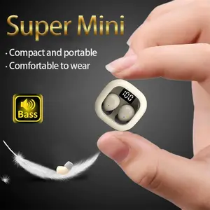 MSHUKCOE Invisible Sleep Earbuds, Bluetooth 5.3 Wireless Sleep Earbuds for Side Sleepers,Small Sleepbuds Comfortable Noise Blocking, IPX6 Waterproof Tiny Headphones for Sleeping, Workout