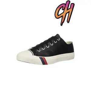 Pro-Keds Royal Lo Lace Up Black Leather Shoes Sneaker