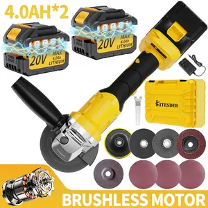 Cordless Rotating Head Angle Grinder,11000RPM,Power Angle Grinder for Cutting, Griding, Polishing