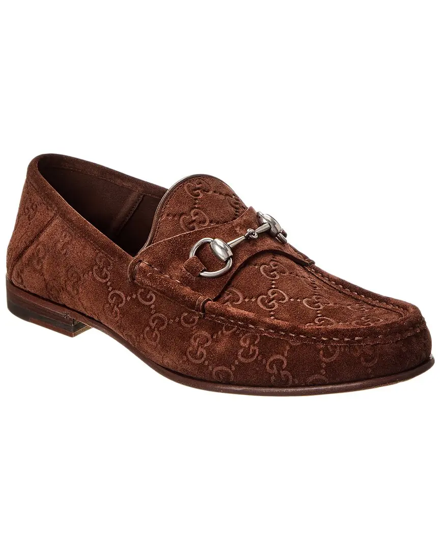Gucci Horsebit 1953 GG Suede Loafer Gucci Horsebit 1953 GG Suede Loafer