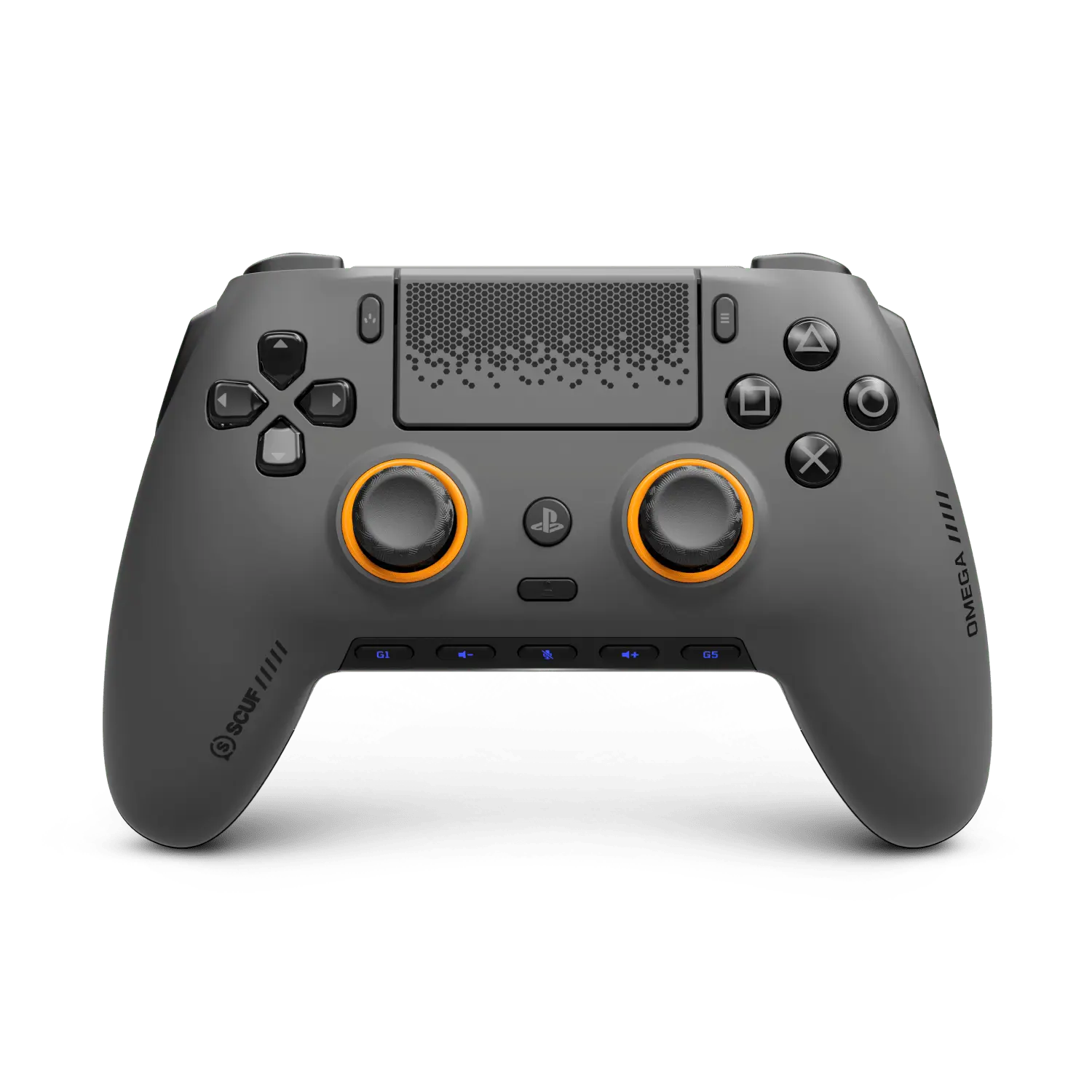 SCUF Omega Wireless PS5 Controller (Steel Gray) | 4 Customizable Rear Paddles, Endurance TMR Thumbsticks, Dual-mode triggers