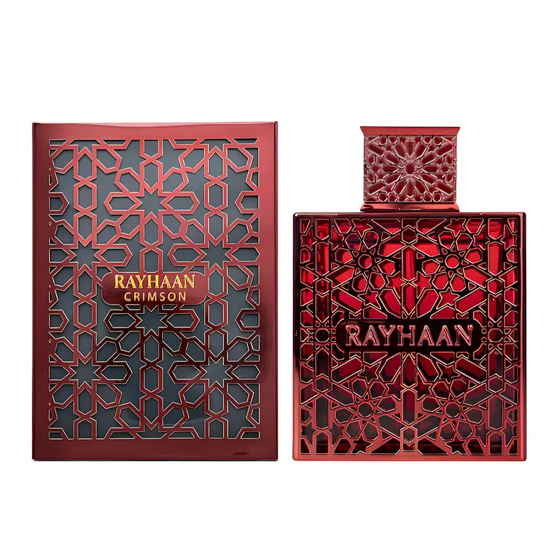 Rayhaan Crimson for Unisex Eau de Parfum Spray, 3.4 Ounce
