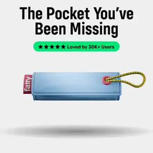 FattyPack - Attachable Storage Pocket for Hats, Bra, Bikini, Backpack, Dog Leash, Dog Collar, etc. - Store Cash, Medicine, Keys, Golf Tees, Sunglasses, Jewelry, Essentials, Gum, First Aid, EDC, etc.