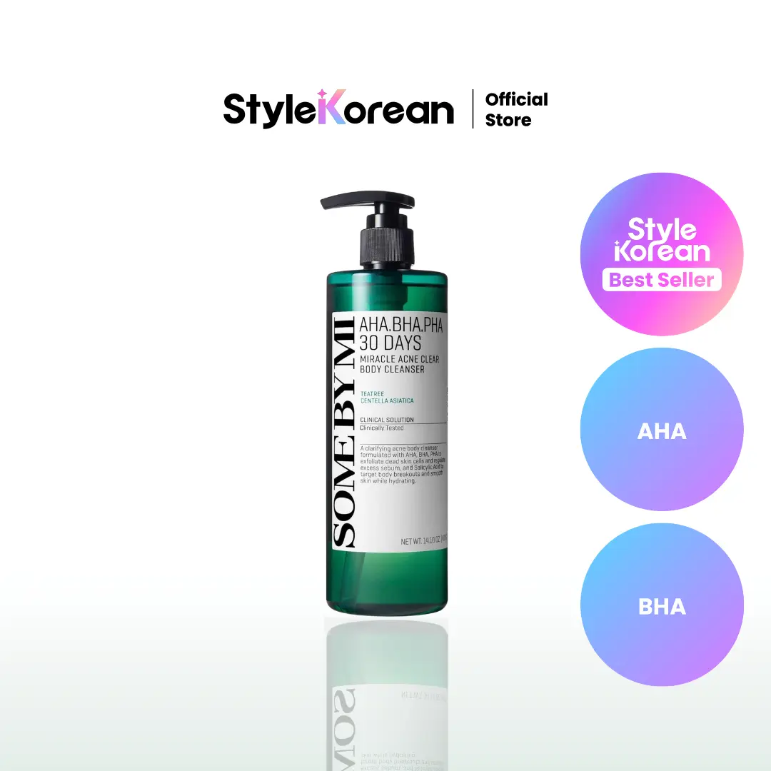 [SOME BY MI] AHA.BHA.PHA 30 Days Miracle Clear Body Cleanser 400g - Deep Cleansing, Mild exfoliating, Soothes irritated skin