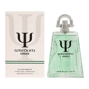 EBC Men's Wisdom Green Spray Cologne - 100ml/3.4fl.oz Eau de Parfum for Men's Personal Care & Fragrance Needs