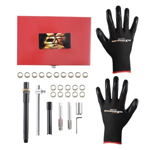 26x Spark Plug Thread Repair Kit Rethreading Tool Kit for Car/Truck/Lawn Mower