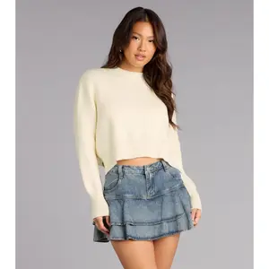 Cozy Edit Crop Sweater