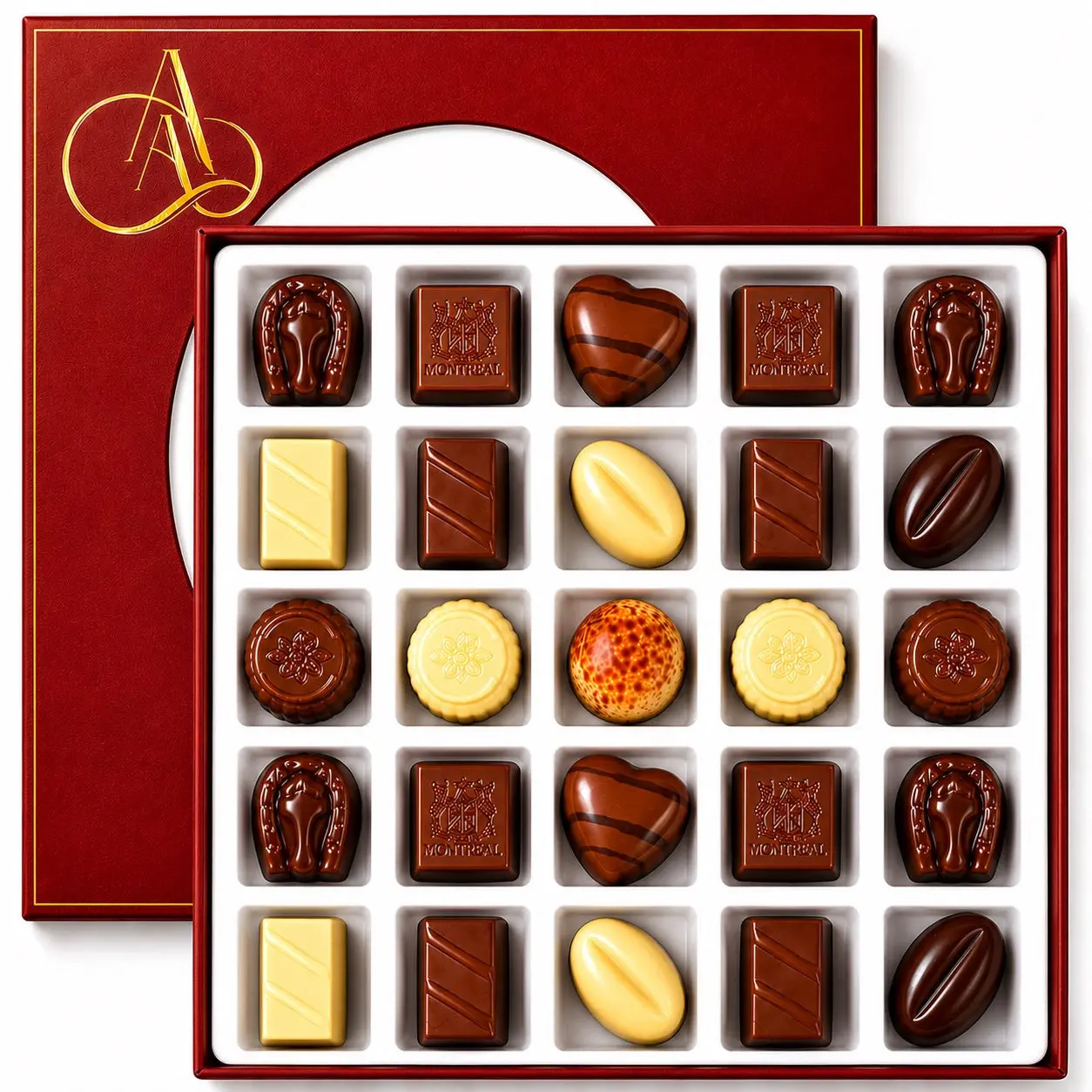 Andy Anand Sugar-Free Belgian Chocolate Truffles Gift Box, 48 pc – Gluten-Free, Handcrafted Diabetic Snacks, Gourmet Birthday & Holiday Gift