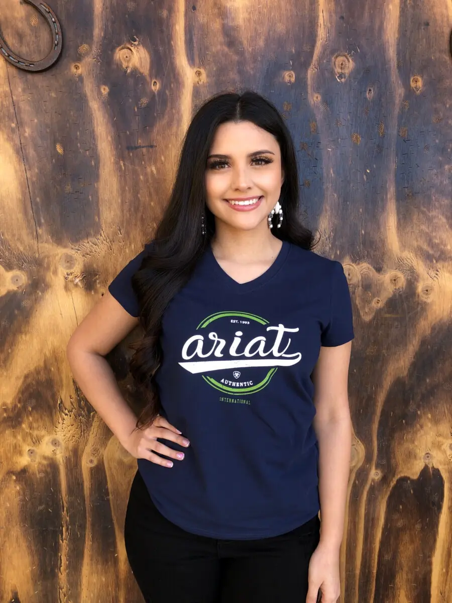 ARIAT – WOMEN’S HD Logo T-Shirt ( Navy )