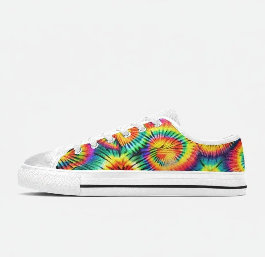 MEN'S Rainbow Tie Dye Shoes (II) | Freaky Shoes®