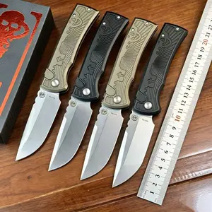 high-end customizationFactory  229 Folding Knife with Aluminum Alloy Handle, D2 Steel, High Hardness, Portable EDC Tool for Outdoor Exploration and Survival, Sharp Blade, Wear-Resistant, Essential Gear for Outdoor Camping, Hiking, and Fishing