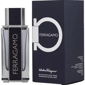 SALVATORE FERRAGAMO Men's EDT Cologne - Musk Blend, Musk Scent, Lemon & Citrus Men's Fragrance, Non-Toxic, Packaged, 3.3/3.4 oz, New in Box