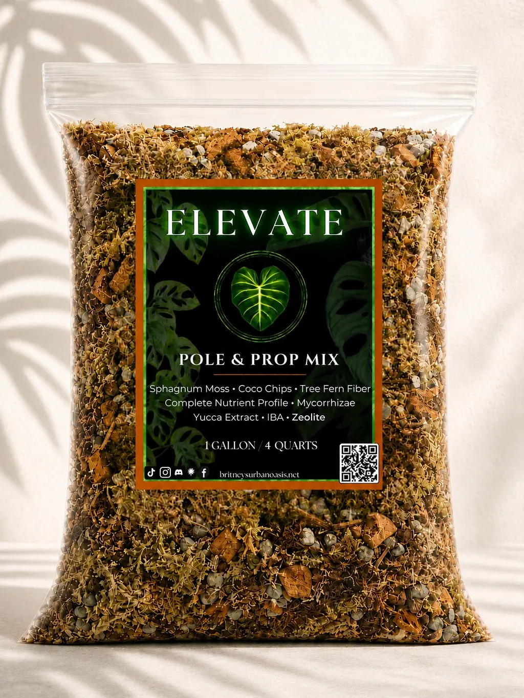 Elevate Mix — Climbing Support & Propagation Substrate | Moss Pole and Propagation Mix