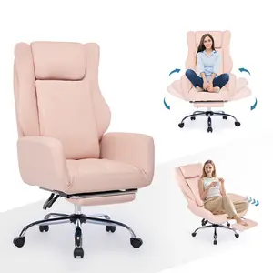 Christmas Must-Have! Zero Gravity Office Chair - Lay Flat 135° w/ Lumbar Support & Flip-Up Arms, Easy Setup Perfect Gift